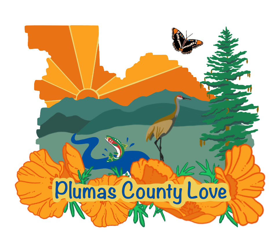 Plumas County Love Stickers