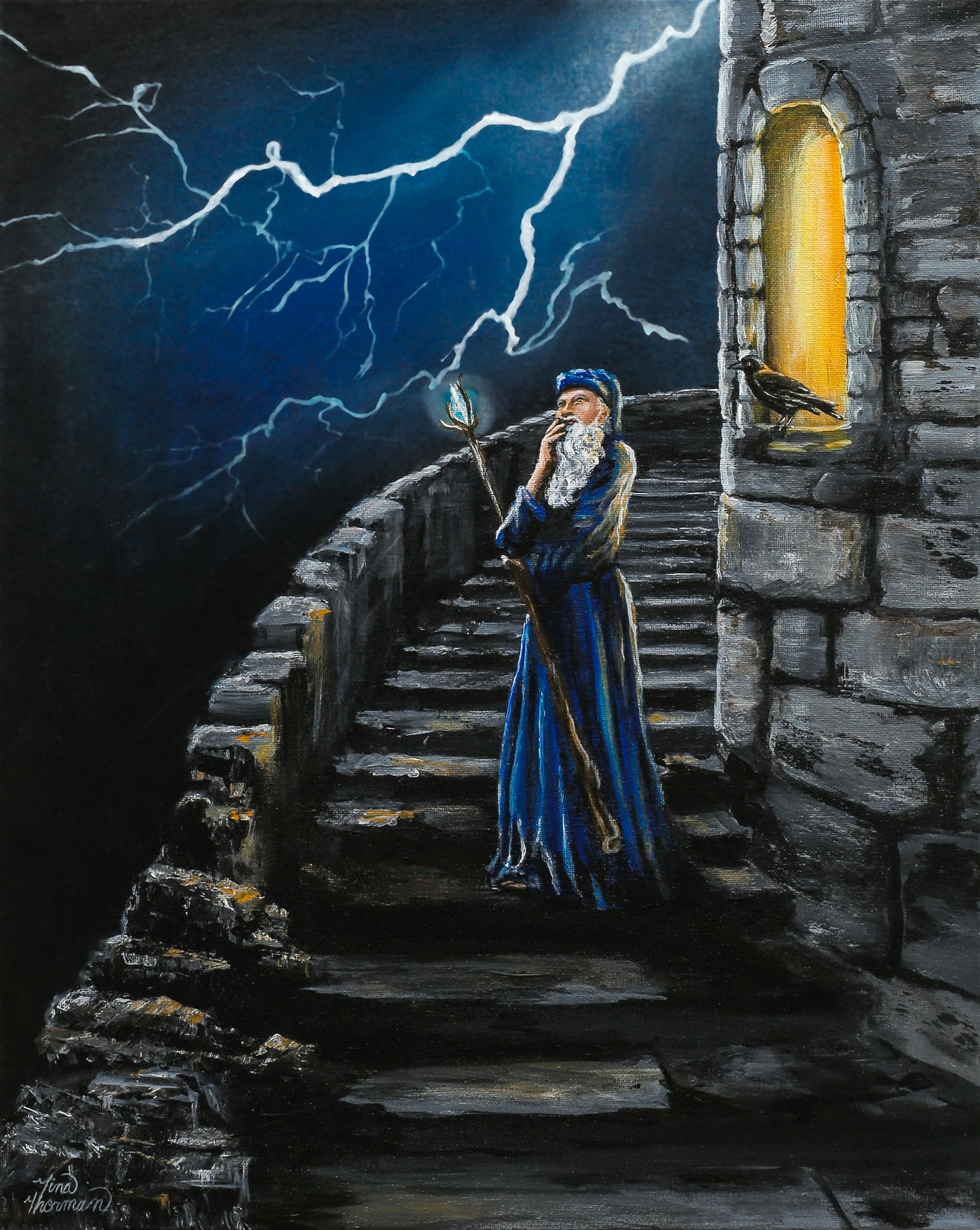 "Calm During the Storm" Greeting Card-single