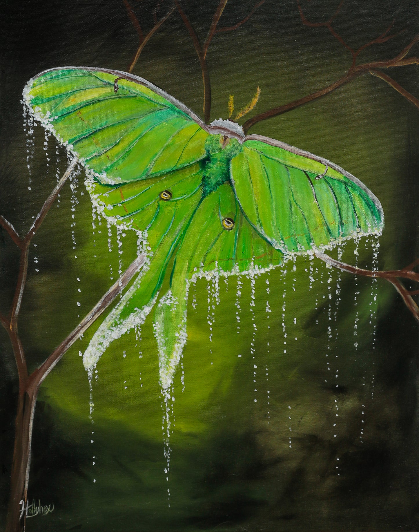 "Moondrops" Art Print- 11"x14"