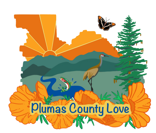 Plumas County Love Stickers