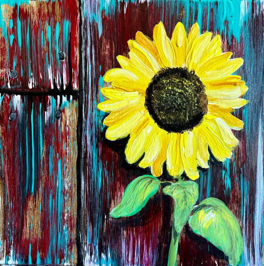 Sunflower Barn Paint Night at Nancy's