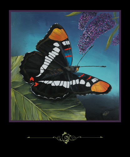 "Poised for Flight" Greeting Card-single