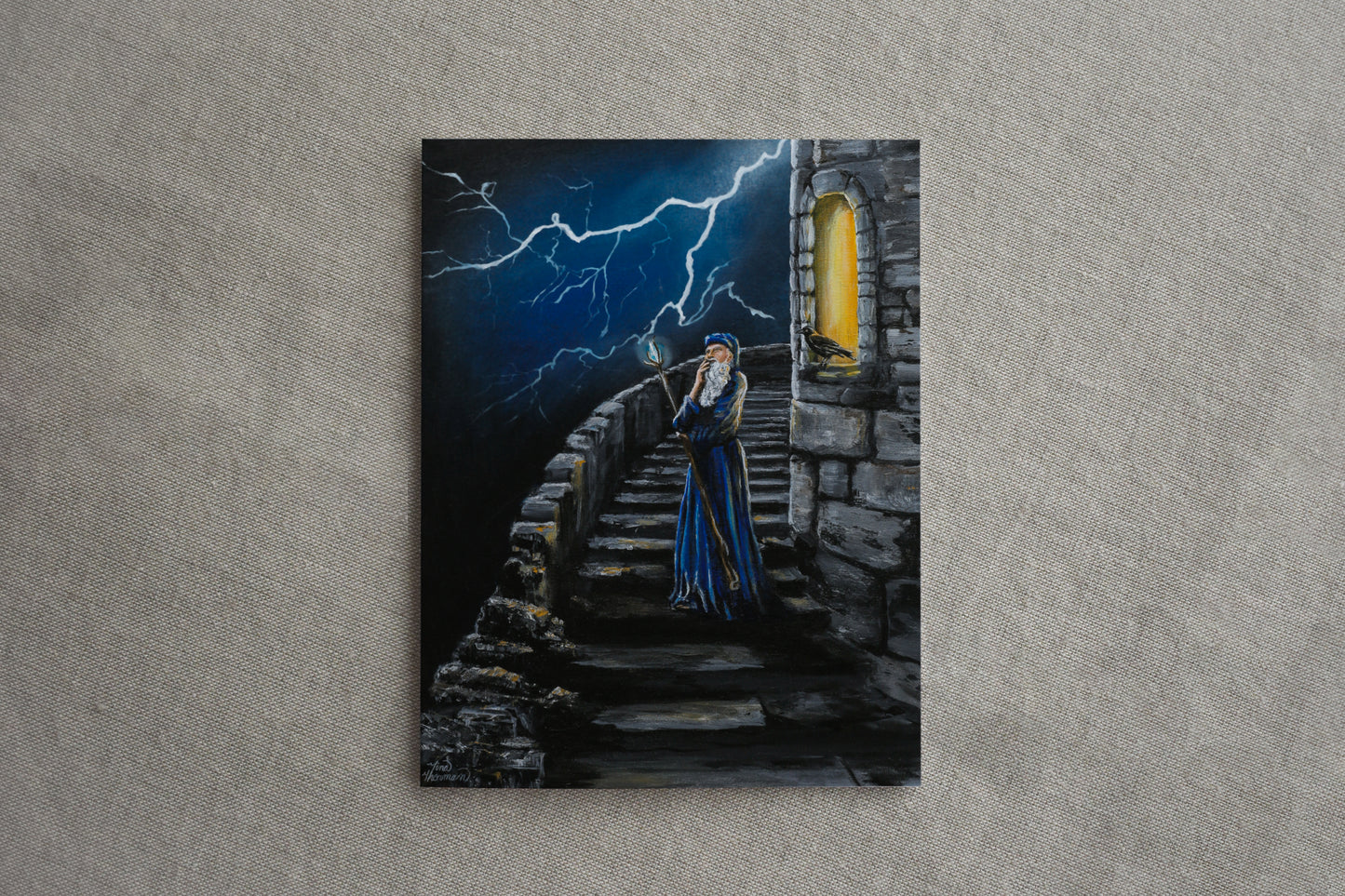 "Calm During the Storm" Greeting Card-single